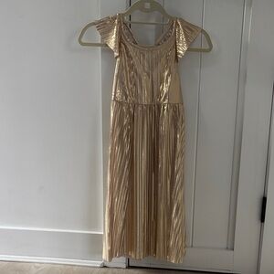 Crewcuts Shimmering Gold Formal Dress for Kids